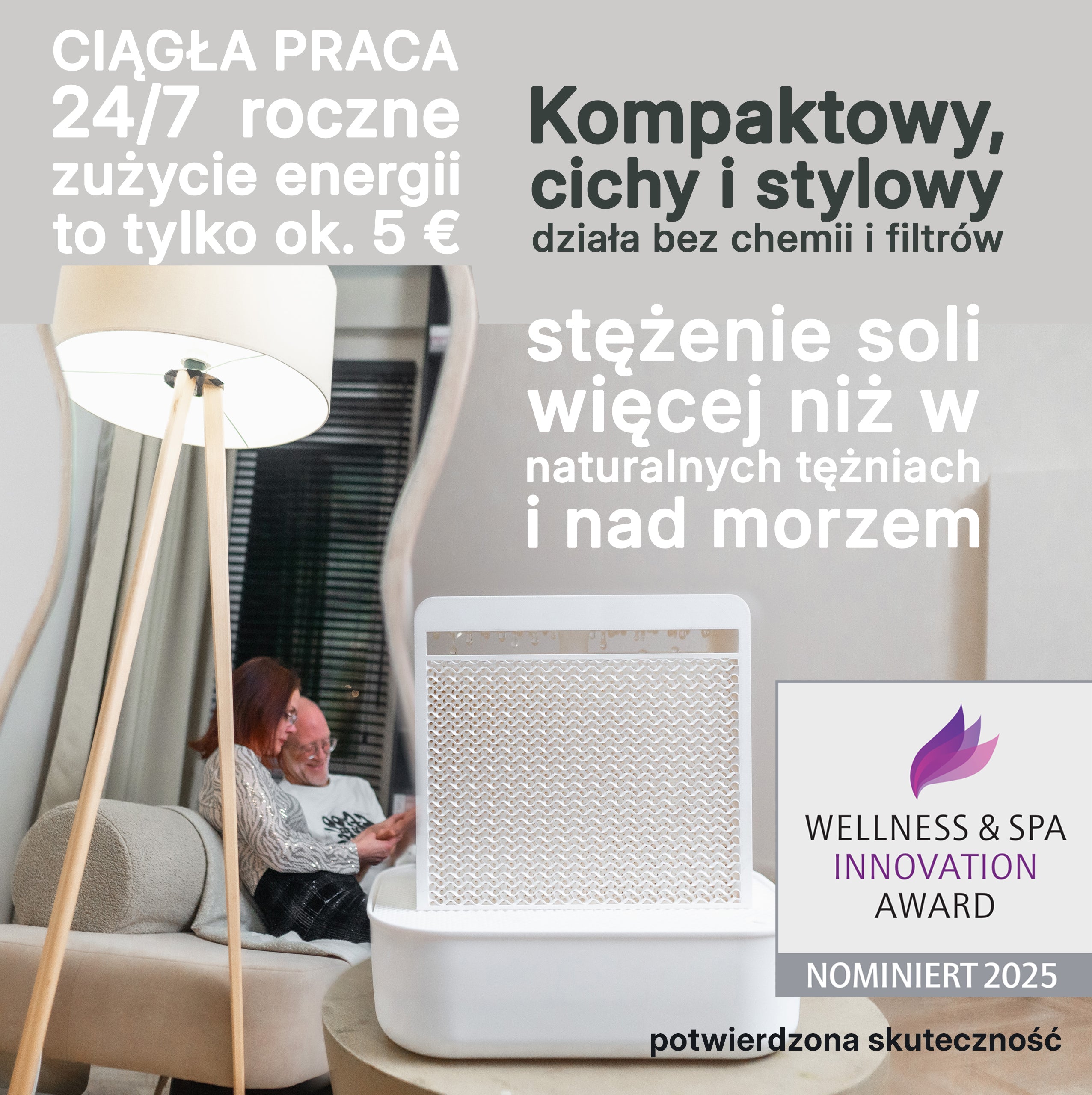 Tężnia solankowa w sypialni – naturalny mikroklimat solny